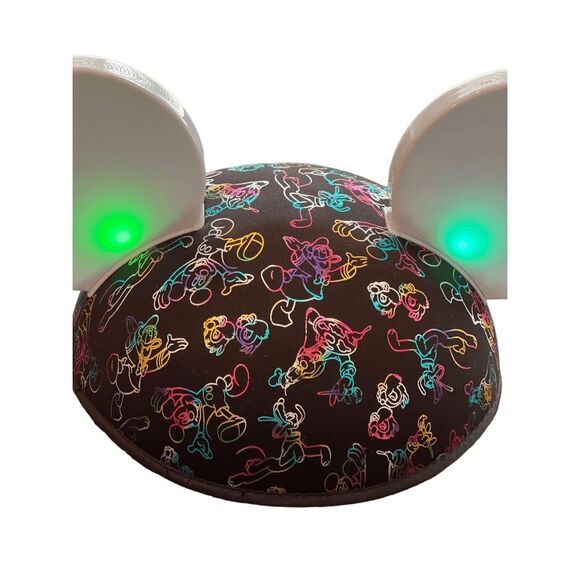 Disney Parks World of Color Mickey Mouse "Glow With The Show" Light Up Ears Hat - Picture 1 of 11